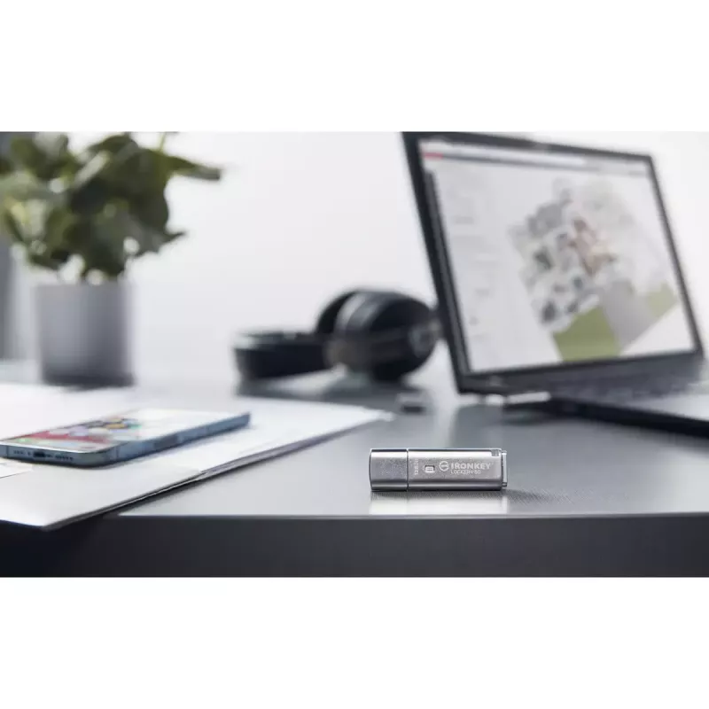 Kingston Technology IronKey 128GB IKLP50 AES USB mit 256-Bit-Verschlüsselung
