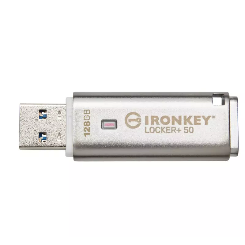 Kingston Technology IronKey 128GB IKLP50 AES USB mit 256-Bit-Verschlüsselung
