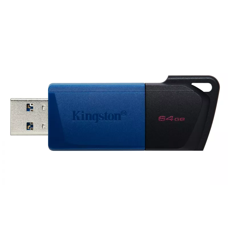 Kingston Technology DataTraveler 64GB USB3.2 Gen 1 Exodia M (Schwarz + Blau) – 2 Stück