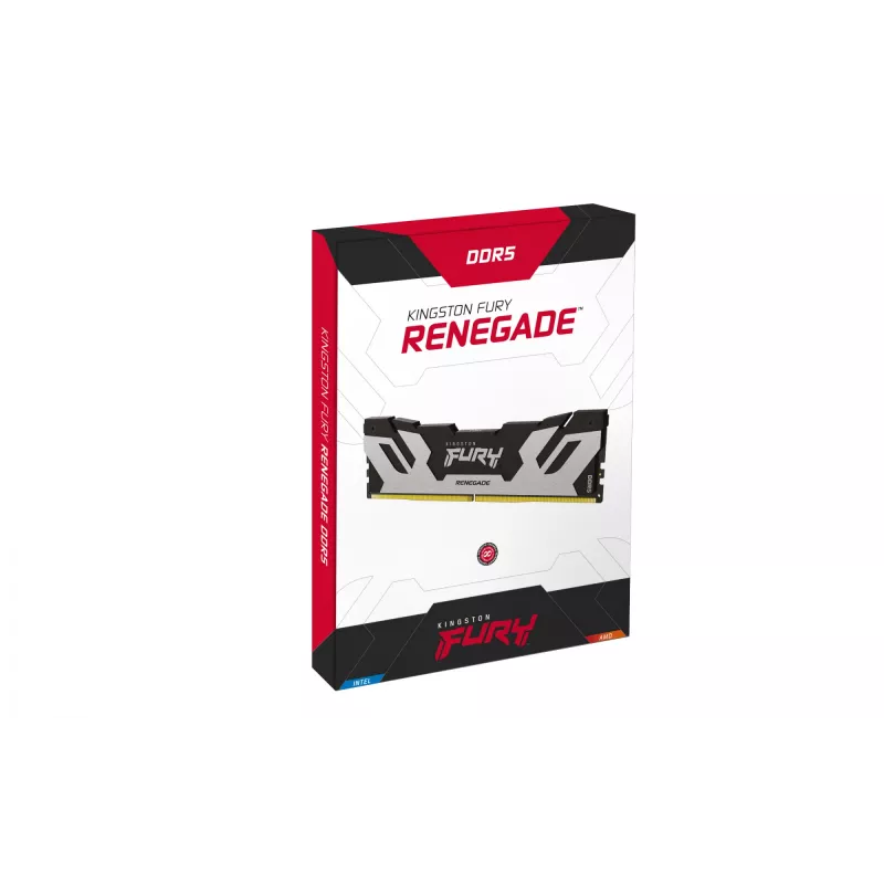 Kingston Technology FURY 32GB 7200MT/s DDR5 CL38 DIMM (Kit of 2) Renegade Silver XMP
