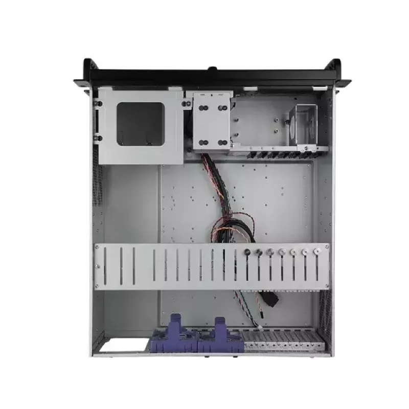 Chieftec UNC-409S-B-OP 4U Rackmount-Servergehäuse, 482 mm tief, ATX/Micro-ATX, Schwarz, inklusive 400-W-Netzteil