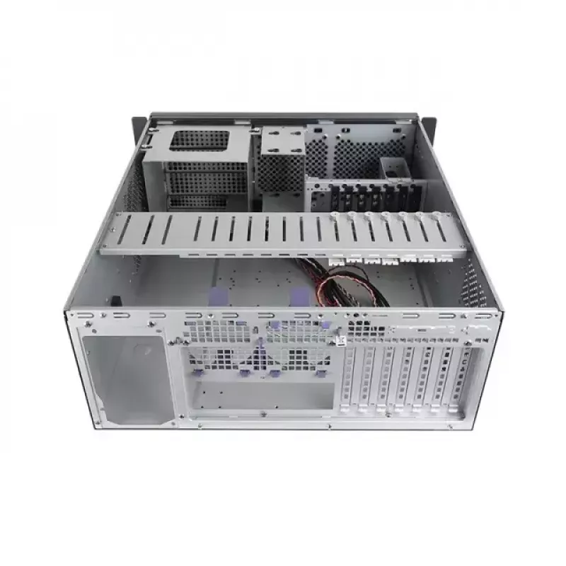 Chieftec UNC-409S-B-OP 4U Rackmount-Servergehäuse, 482 mm tief, ATX/Micro-ATX, Schwarz, inklusive 400-W-Netzteil