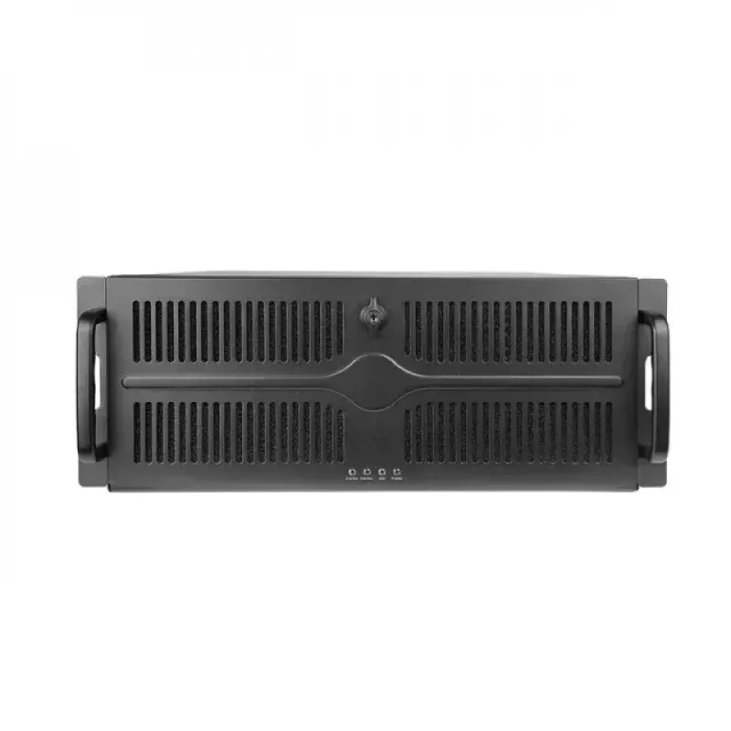 Chieftec UNC-409S-B-OP 4U Rackmount-Servergehäuse, 482 mm tief, ATX/Micro-ATX, Schwarz, inklusive 400-W-Netzteil