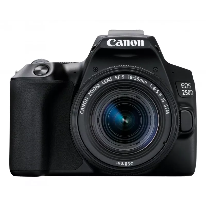 Canon EOS 250D+EF-S 18-55mm SLR-Kamera-Kit 24,1 MP CMOS 6000 x 4000 Pixel Schwarz