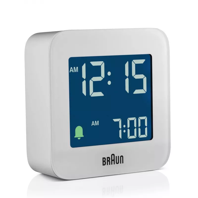 Braun BC08 Digitaler Wecker Weiß
