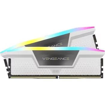 CORSAIR Speicher 32GB DDR5 (2x16GB) DRAM 5200MT/s CL40 Vengeance RGB Memory Kit - Weiß