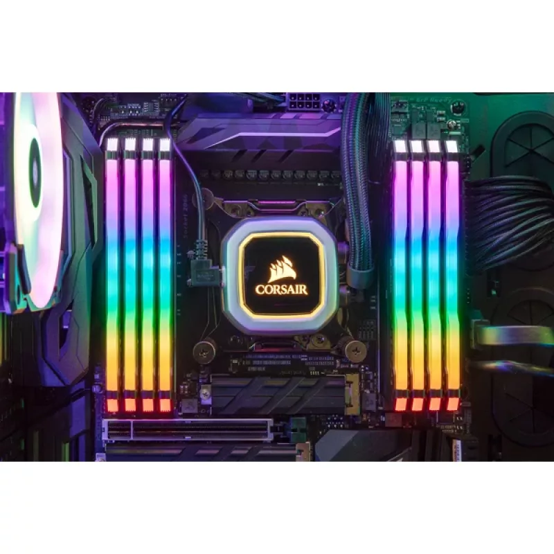 Corsair Vengeance RGB PRO 16 GB (2x8 GB) DDR4-2933 CL16 Arbeitsspeicher-Kit, Schwarz