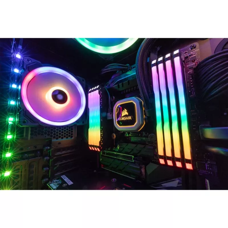 Corsair Vengeance RGB PRO 16 GB (2x8 GB) DDR4-2933 CL16 Arbeitsspeicher-Kit, Schwarz