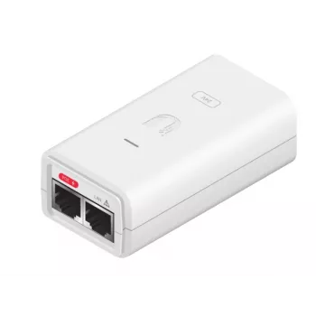 Ubiquiti POE-24-12W-G-WH Gigabit-PoE-Injektor, 24 V, 12 W, 100–240 V AC, Weiß