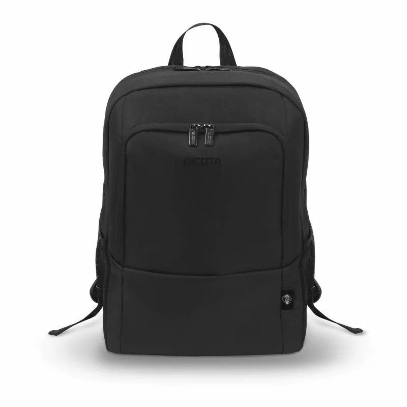 DICOTA Eco Backpack Base – 15-17.3in Notebook-Rucksack – Schwarz / 300d Rpet Polyester
