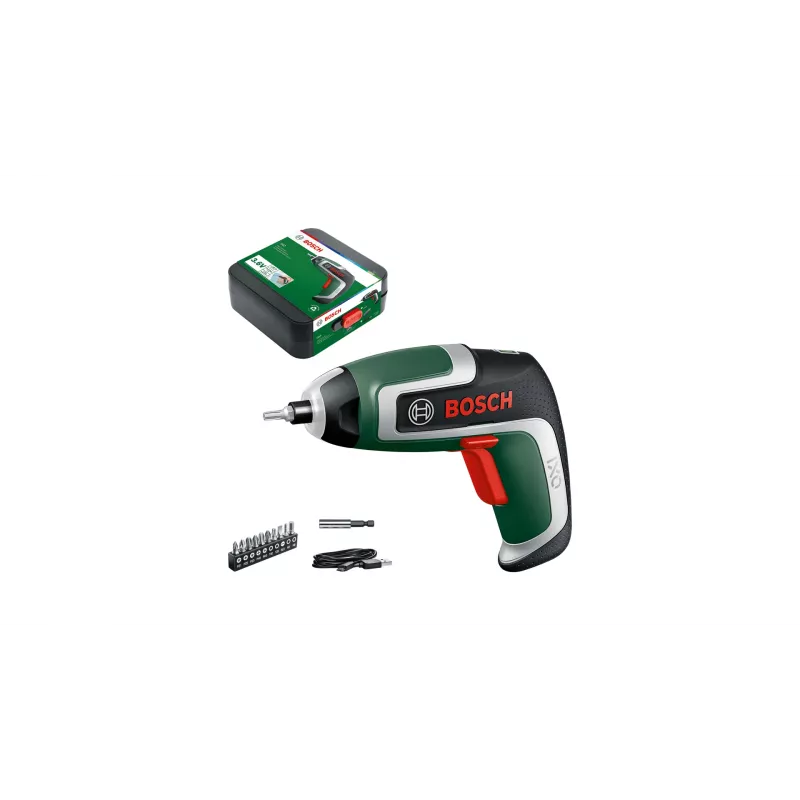 Bosch IXO 7 0 603 9E0 000 Akkuschrauber, 3,6 V, magnetischer Bithalter, Schwarz