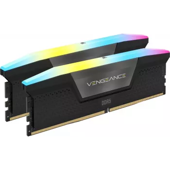Corsair Vengeance RGB 32 GB (2x16 GB) DDR5-6000 CL38 Arbeitsspeicher-Kit, Schwarz