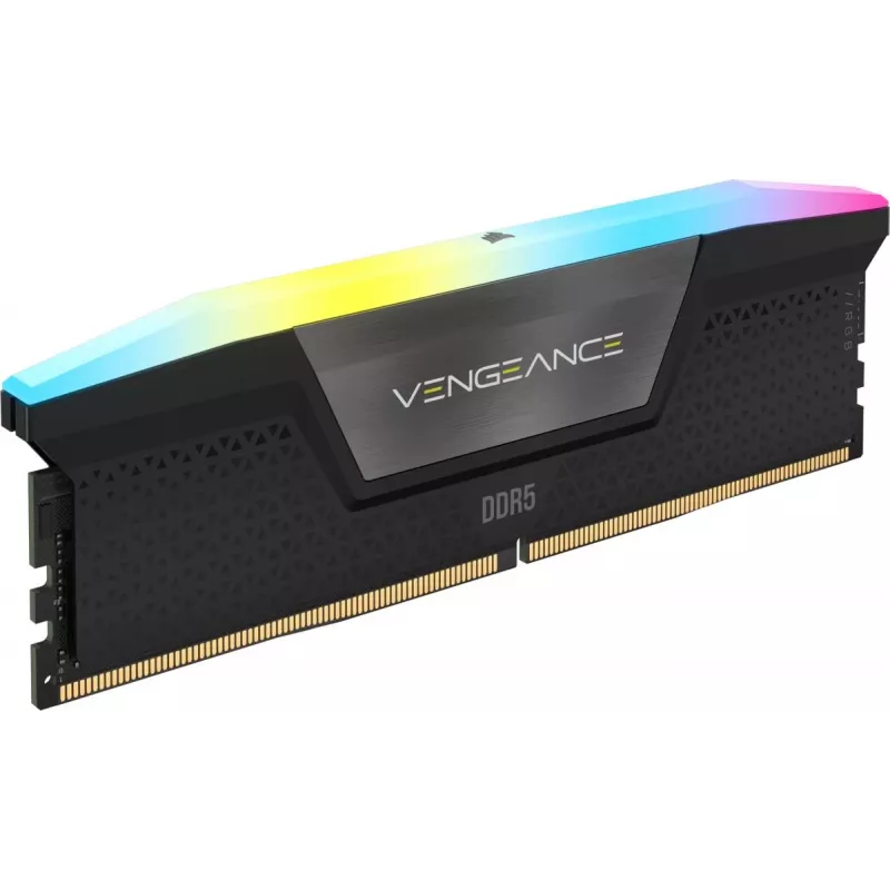 Corsair Vengeance RGB 32 GB (2x16 GB) DDR5-6000 CL38 Arbeitsspeicher-Kit, Schwarz