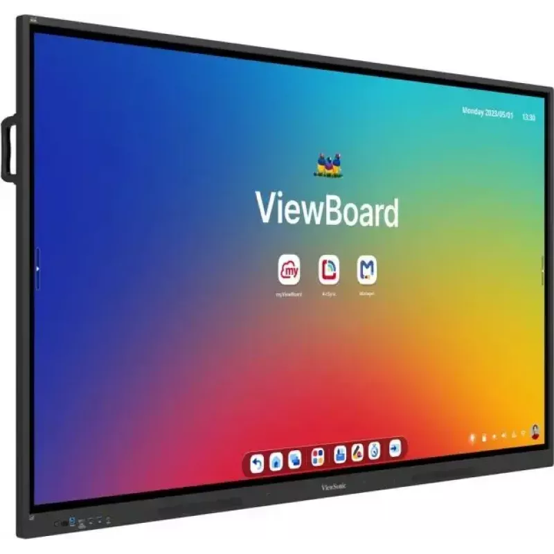 ViewSonic ViewBoard IFP8634 interaktives Display, 86 Zoll (218 cm), 4K UHD 3840 x 2160, Multi-Touch, Android 14 EDLA, 8 GB RAM, 350 cd/m², Schwarz