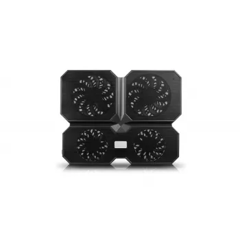 Kühlpad DeepCool MULTI CORE X6 — 4 Lüfter, für 15,6-Zoll-Laptops, USB-betrieben, 380×295×24 mm, 2 USB-Anschlüsse