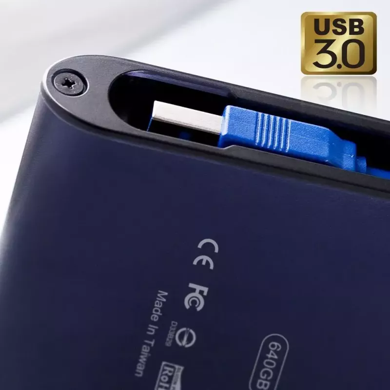 Silicon Power Armor A80 externe Festplatte, 2 TB, 2,5 Zoll, USB 3.1 Gen 1, Blau