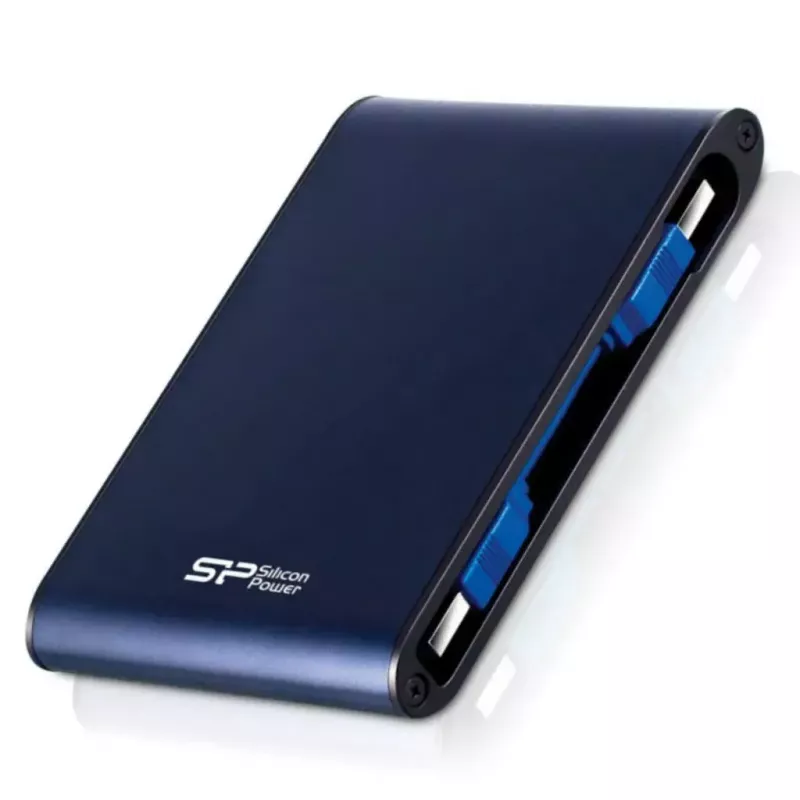 Silicon Power Armor A80 externe Festplatte, 2 TB, 2,5 Zoll, USB 3.1 Gen 1, Blau