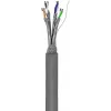 Netzwerkkabel Goobay CAT 6 S/FTP PiMF Grau 100m