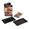 Tefal XA800912 French-Toast-Platten für Sandwichmaker SW852, schwarz