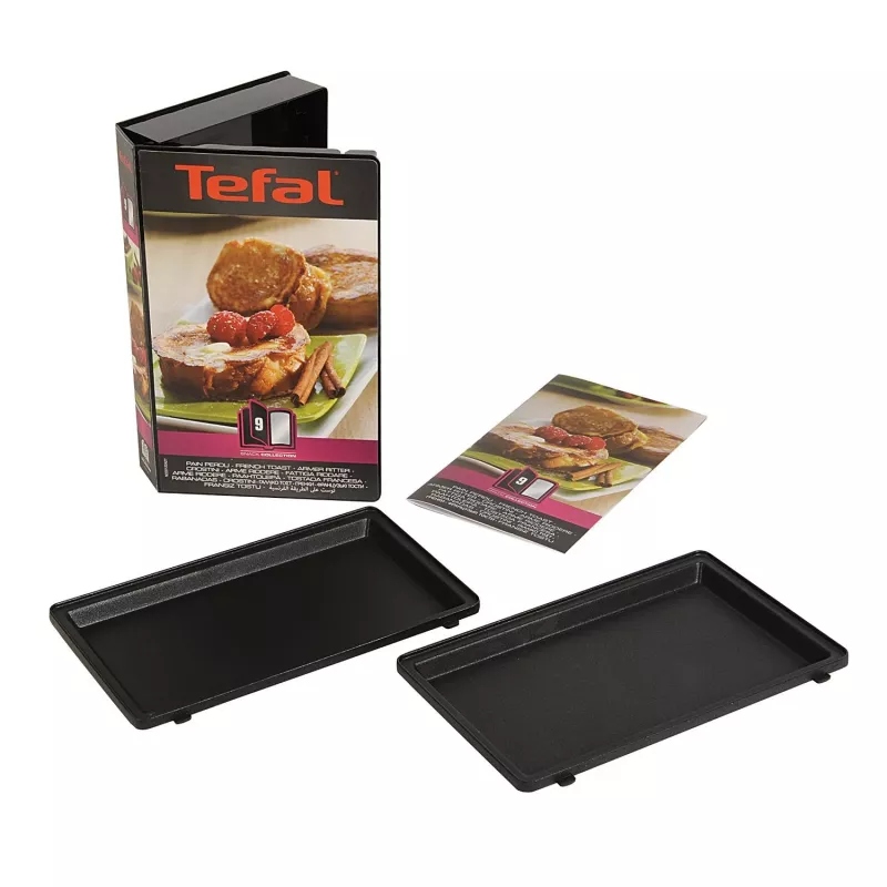 Tefal XA800912 French-Toast-Platten für Sandwichmaker SW852, schwarz