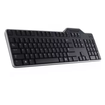 DELL Pro Smartcard-Tastatur - KB813 - Russisch (QWERTY), Full-Size (100%), Kabelgebunden, USB, QWERTY, Schwarz