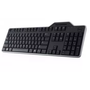 DELL Pro Smartcard-Tastatur - KB813 - Russisch (QWERTY), Full-Size (100%), Kabelgebunden, USB, QWERTY, Schwarz