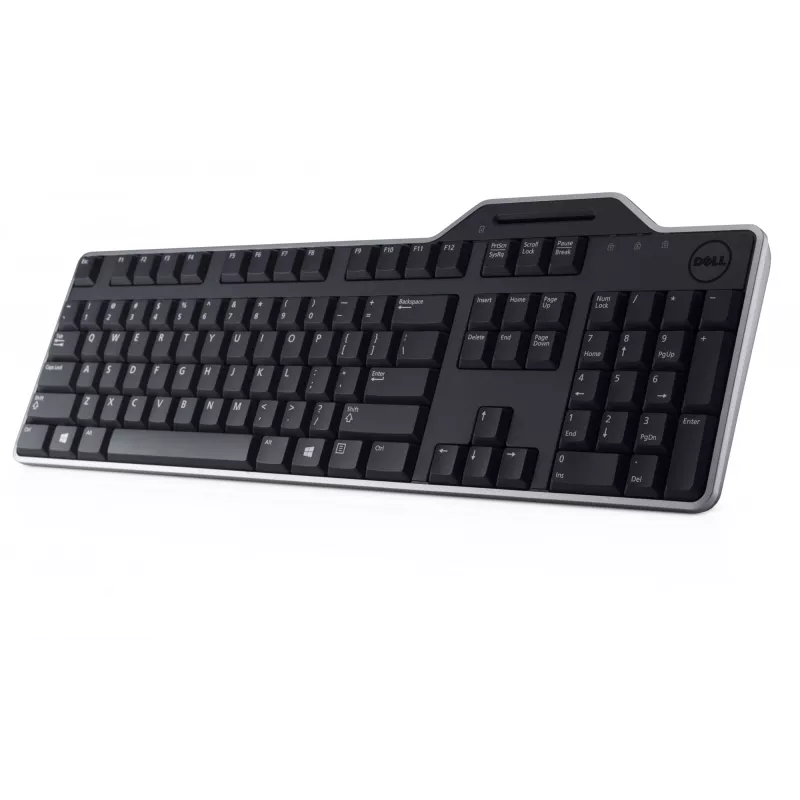 DELL Pro Smartcard-Tastatur - KB813 - Russisch (QWERTY), Full-Size (100%), Kabelgebunden, USB, QWERTY, Schwarz