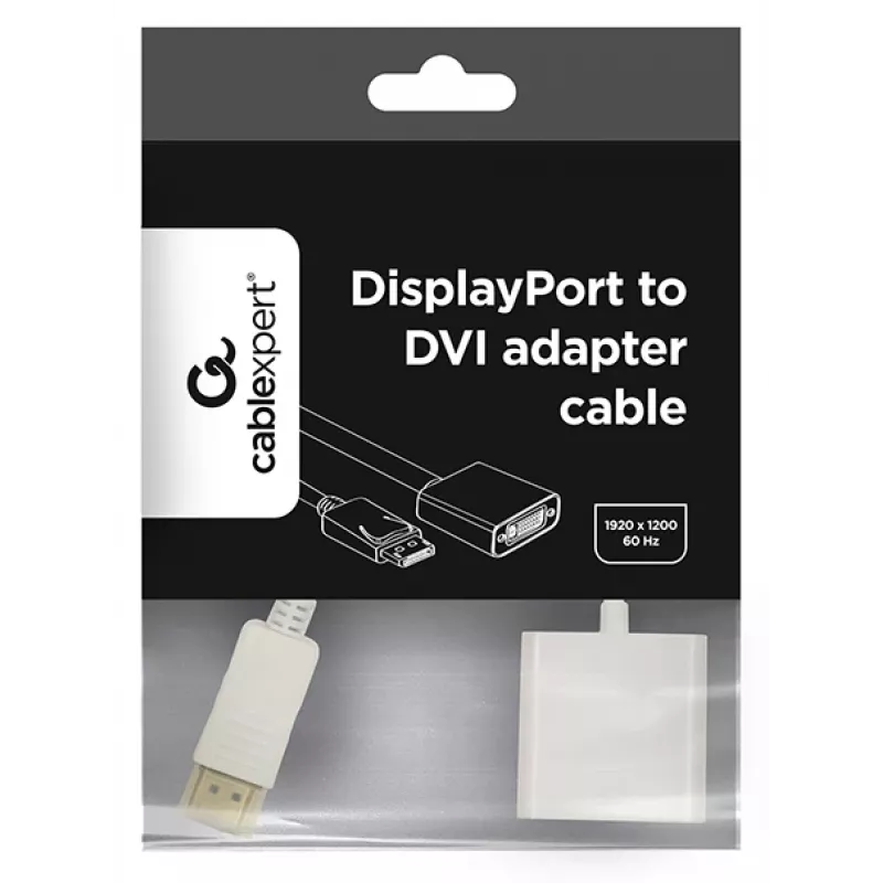 Videokabel-Adapter GEMBIRD DisplayPort auf HDMI Typ A 0,1 m weiß
