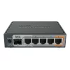 MikroTik RB760iGS hEX S kabelgebundener Router, 5x Gigabit RJ45, 1x SFP, 1x USB 2.0, PoE-Ausgang, Schwarz