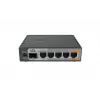 MikroTik RB760iGS hEX S kabelgebundener Router, 5x Gigabit RJ45, 1x SFP, 1x USB 2.0, PoE-Ausgang, Schwarz