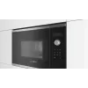 Bosch Serie 4 BFL523MS0 Mikrowelle Schwarz, Edelstahl Solo-Mikrowelle Einbau 20 L 800 W