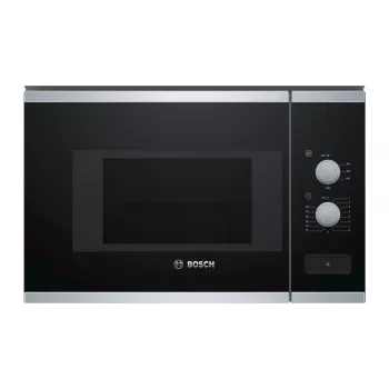 Bosch BFL520MS0 Mikrowelle Schwarz, Edelstahl Kombinationsmikrowelle Einbau 20 l 800 W