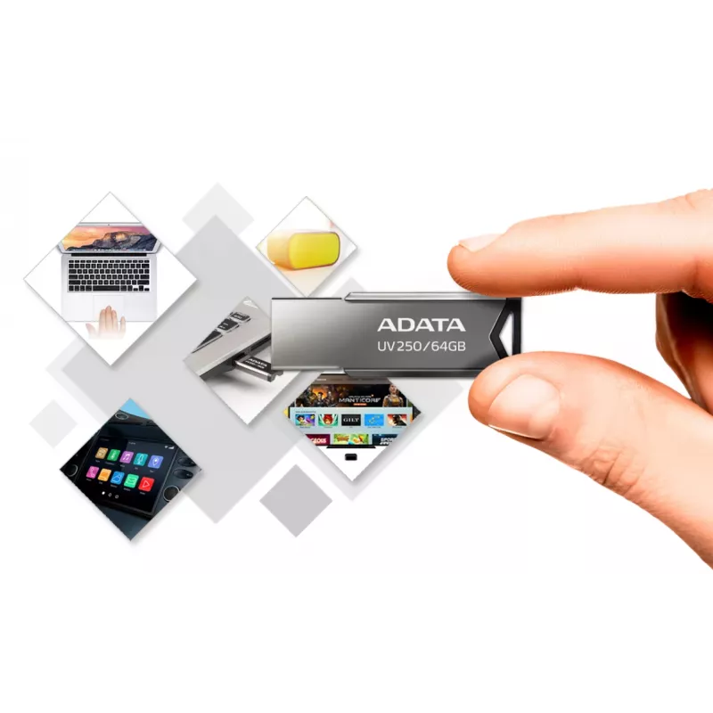 ADATA UV250 USB-Flash-Laufwerk 16 GB USB Typ-A 2.0 Silber