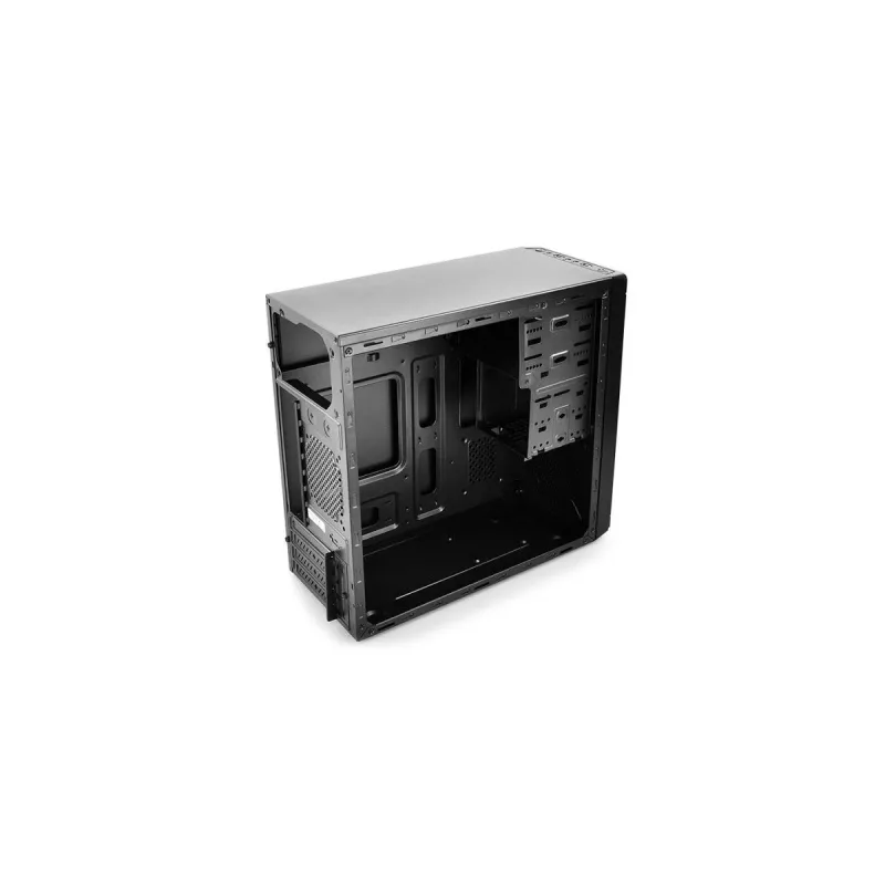 DeepCool Wave V2 DP-MATX-DPWAVE2 Mini-Tower-PC-Gehäuse, Micro ATX/Mini-ITX, Grafikkarte bis 320 mm, CPU-Kühler bis 145 mm, ohne Netzteil, Schwarz