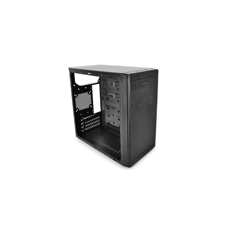 DeepCool Wave V2 DP-MATX-DPWAVE2 Mini-Tower-PC-Gehäuse, Micro ATX/Mini-ITX, Grafikkarte bis 320 mm, CPU-Kühler bis 145 mm, ohne Netzteil, Schwarz