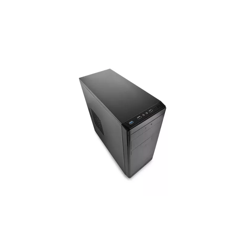 DeepCool Wave V2 DP-MATX-DPWAVE2 Mini-Tower-PC-Gehäuse, Micro ATX/Mini-ITX, Grafikkarte bis 320 mm, CPU-Kühler bis 145 mm, ohne Netzteil, Schwarz