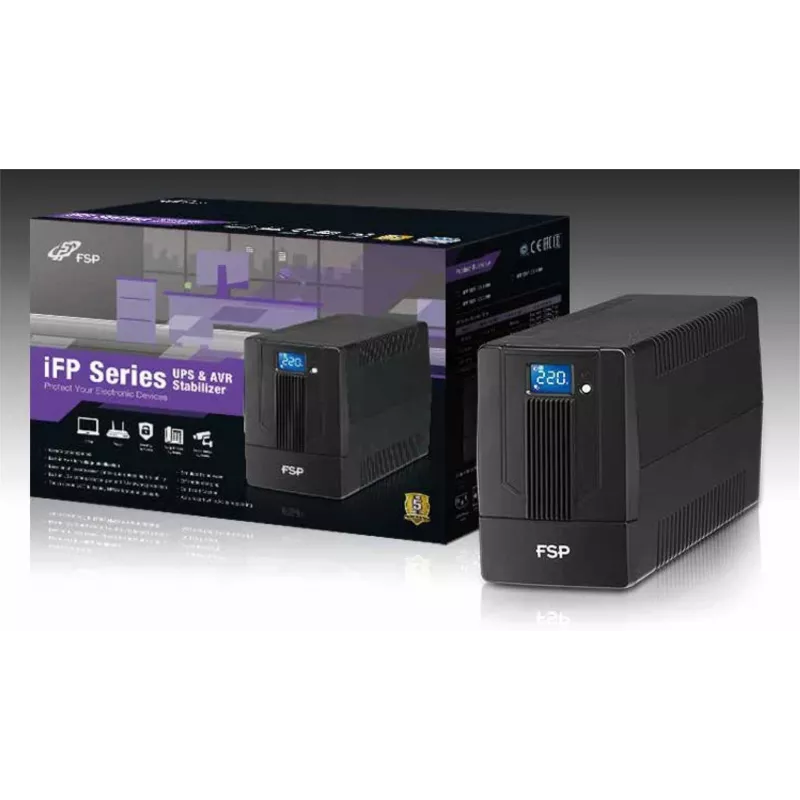 FSP iFP 1000 unterbrechungsfreie Stromversorgung (USV) Line-Interactive 1 kVA 600 W 2 AC-Ausgänge