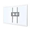 EDBAK TWB3c-B feste TV-Wandhalterung für Hochkantmontage, 65-86 Zoll, VESA 100x100 bis 800x400, max. 80 kg, Schwarz