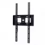 EDBAK TWB3c-B feste TV-Wandhalterung für Hochkantmontage, 65-86 Zoll, VESA 100x100 bis 800x400, max. 80 kg, Schwarz