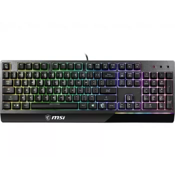 MSI Vigor GK30 Gaming-Tastatur USB QWERTY US International Schwarz