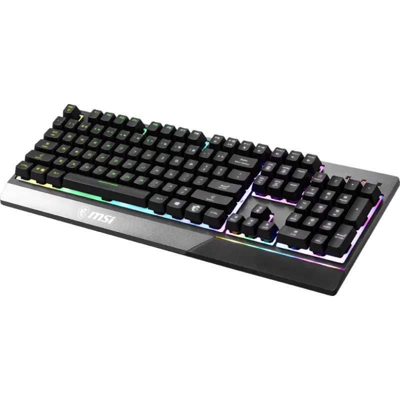 MSI Vigor GK30 Gaming-Tastatur USB QWERTY US International Schwarz