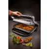 Tefal OptiGrill+ XL GC724D Kontaktgrill, 2000 W, 9 Programme, 800 cm², Schwarz/Metallisch