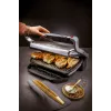 Tefal OptiGrill+ XL GC724D Kontaktgrill, 2000 W, 9 Programme, 800 cm², Schwarz/Metallisch