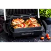 Tefal OptiGrill+ XL GC724D Kontaktgrill, 2000 W, 9 Programme, 800 cm², Schwarz/Metallisch