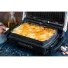 Tefal OptiGrill+ XL GC724D Kontaktgrill, 2000 W, 9 Programme, 800 cm², Schwarz/Metallisch