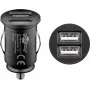 Goobay 58912 Dual-USB-Kfz-Ladegerät, 2 x USB-A, 3,1 A, Schwarz