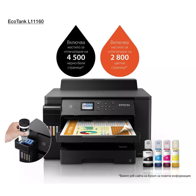 Epson EcoTank L11160 A3+ Tintenstrahldrucker, WLAN