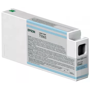 Epson Einzelpackung Hellcyan T596500 UltraChrome HDR 350 ml, Hellcyan, Pigmenttinte, 350 ml, 1 Stück