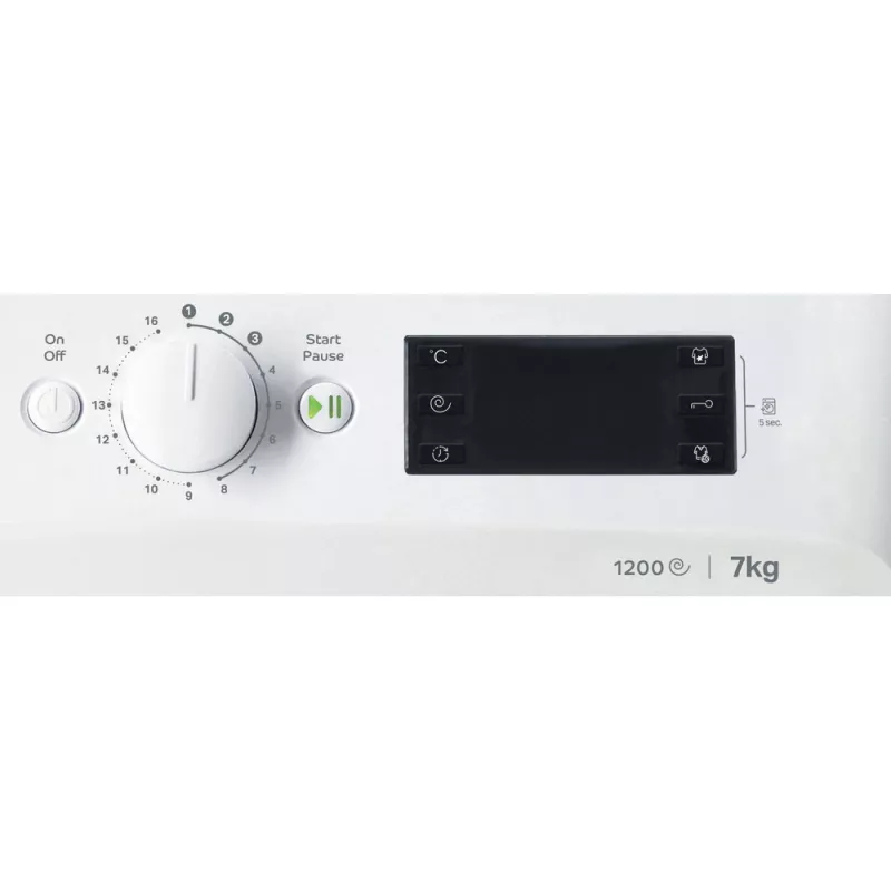 Indesit MTWE 71252 WK EE Waschmaschine Frontlader 7 kg 1151 U/min Weiß