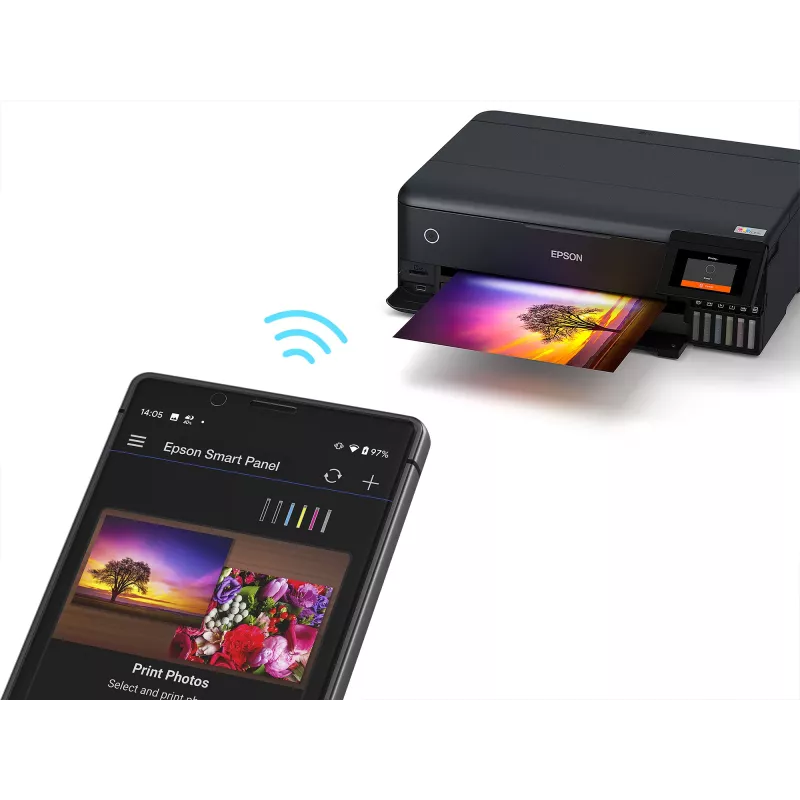 Multifunktions-Tintenstrahldrucker Epson EcoTank L8180 — A3+, Farbe, 5760x1440 DPI, 32 ppm, Duplex, Wi‑Fi, Ethernet
